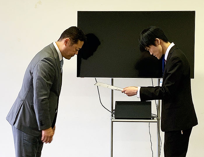 2026入社式_辞令