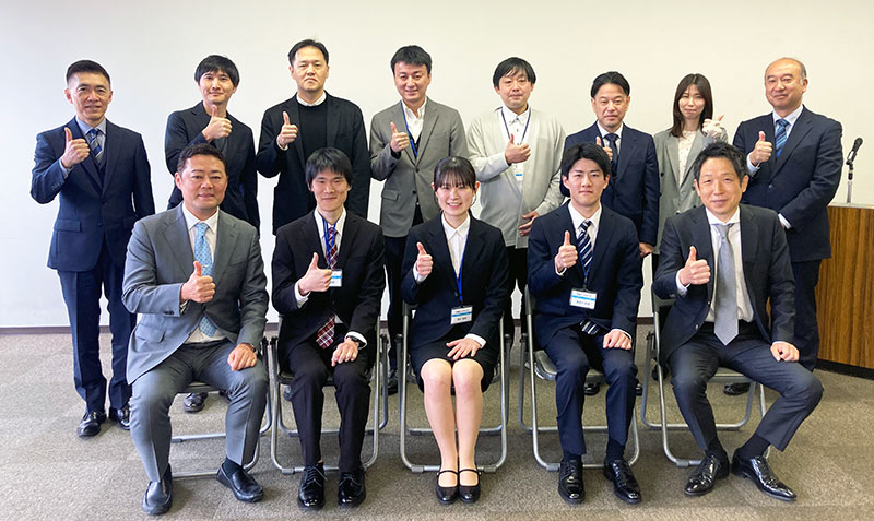 2026入社式 集合写真